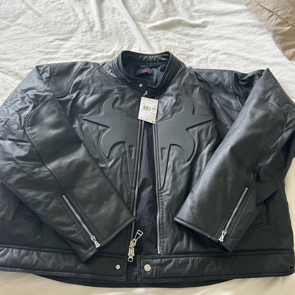 Jordan Other - Jordan Black Leather Bomber Jacket